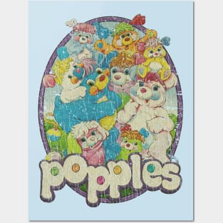 80s toys: Popples Friendship Crew 1986 Posters and Art